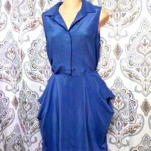 *Blue Collared Stephane Dou Dress- Size 6